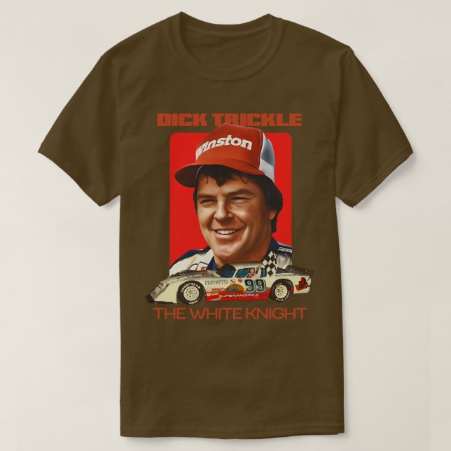 Dick trickle den weißen Ritter T-Shirt (Design vorne)