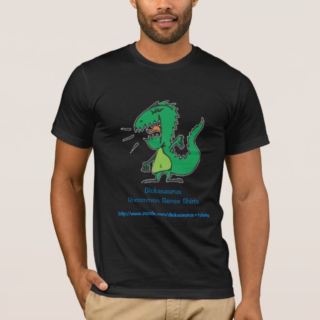 Dickasaurus Lebewesen, Dickasaurus seltene T-Shirt (Vorderseite)