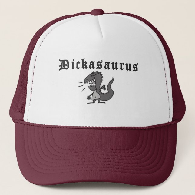 Dickasaurus Truckerkappe (Vorderseite)