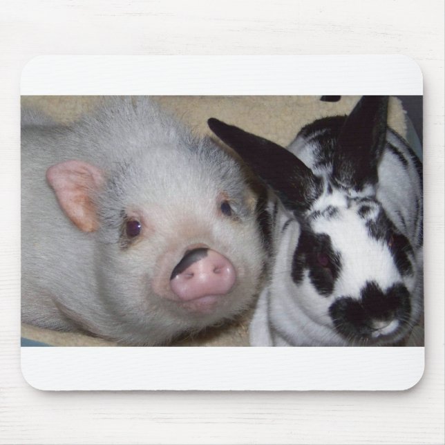 Dickbauch-Schwein u. Freund Mousepad (Vorne)