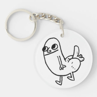 Dickbutt Schlüsselanhänger (doppelseitig)