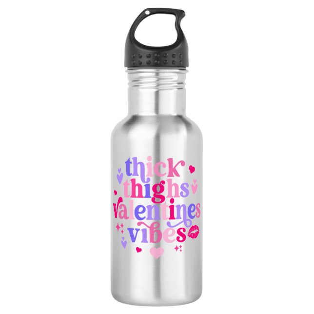 Dickdarmvibes Edelstahlflasche (Vorderseite)