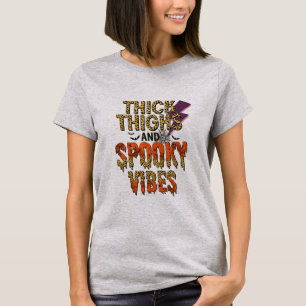 Dickdick und Spooky Vibes Halloween T-Shirt