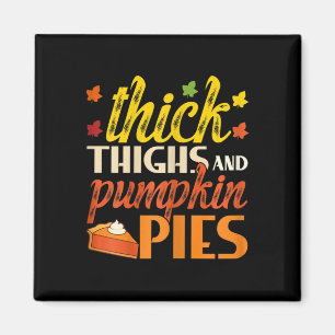 Dickdicken und Pumpkiefer rückwärts Fall Pumpkin P Magnet