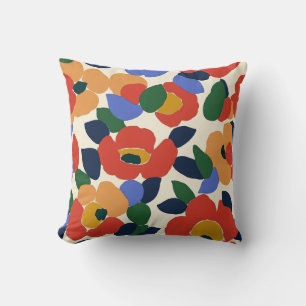 Dicke Abstrakte Blumenmuster Kissen