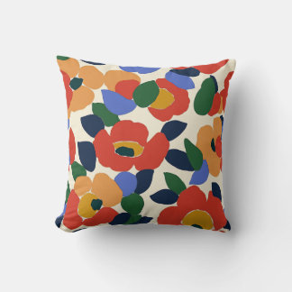 Dicke Abstrakte Blumenmuster Kissen