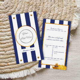 Dicke blaue Goldmedaille mit Logo-Preis