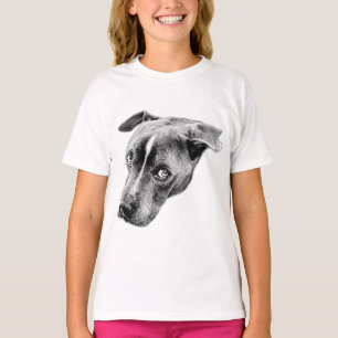 Dicke Blicke, minimale Linien T-Shirt