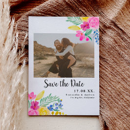 Dicke Blütenfeder 2 Fotos Save the Date