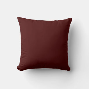 Dicke bordeauxfarbene Farbe Kissen