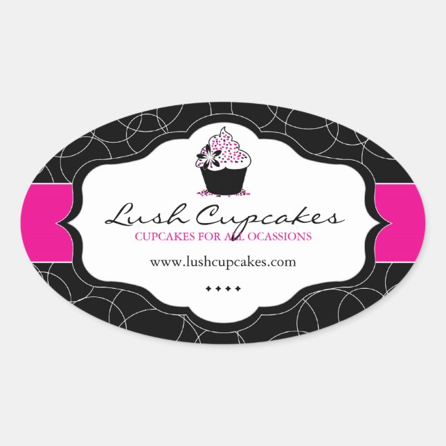 Dicke Cupcake Stickers (Vorderseite)