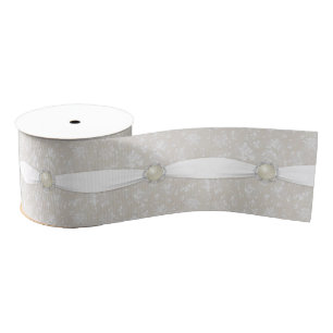 Dicke Damask 30. Hochzeitstag Ribbon Ripsband