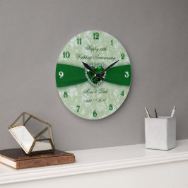 Dicke Damaskus 55. Hochzeitstag Runde Uhr
