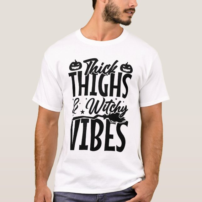 dicke Dinge Halloween T-Shirt (Vorderseite)
