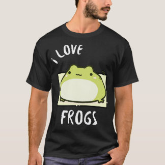 Dicke Frosch Ich liebe Frösche T-Shirt