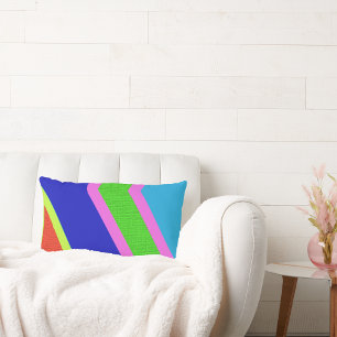 Dicke Geometrie für das moderne Auge Lendenkissen