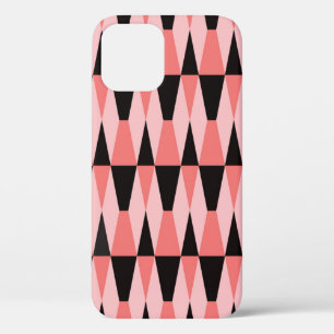 Dicke geometrisch schwarz rosa Muster Case-Mate iPhone Hülle