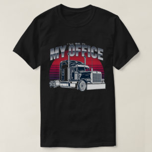 Dicke Halbtruckgrafik T-Shirt