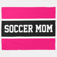 Dicke, hellrosa, Schwarz-weiße SOCCER-MAMA Streife