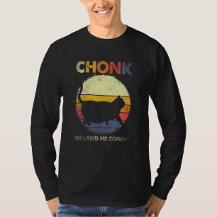 Dicke Katze großer Retro-Stil Vintage-Katzen s T-Shirt
