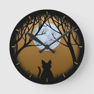 Dicke Katze Uhr Süße Katzenliebhaber Wanduhren & D