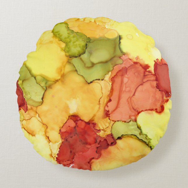 Dicke, lebhaft und farbig 13x21" Lumbalkissen Rundes Kissen (Vorderseite)