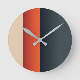 Dicke Minimalistische Wandleuchte Runde Wanduhr