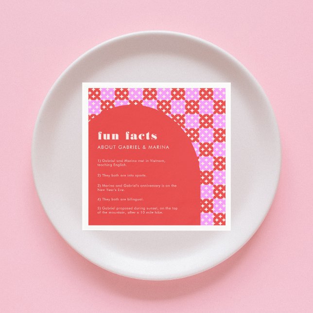 Dicke Mod Fun Fakten aus dem Mittleren Jahrhundert Serviette (Von Creator hochgeladen)