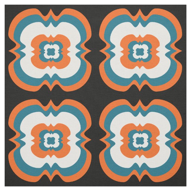 Dicke moderne große Funky Square Wiederholungsmust Stoff (Muster)