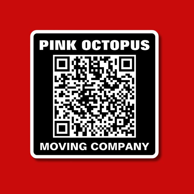 Dicke monochrome QR-Code Waterproof Car Aufkleber (Von Creator hochgeladen)