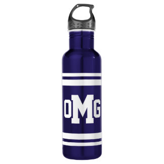 Dicke Monogramm Wasser Flasche Trinkflasche