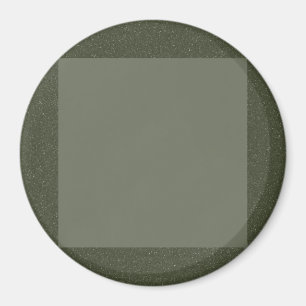 Dicke Moss Green Magnet mit Square Center