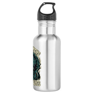 Dicke Oberschenkel Gruselige Vibes Halloween Spukh Edelstahlflasche