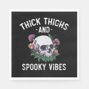 Dicke Oberschenkel Und Gruselige Vibes Halloween P Serviette