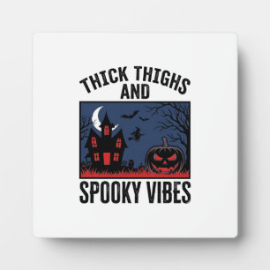 Dicke Oberschenkel Und Gruselige Vibes Halloween-S Fotoplatte