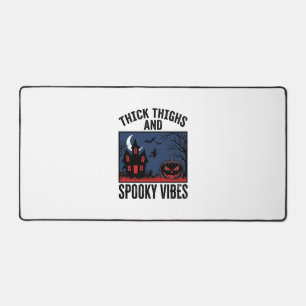 Dicke Oberschenkel Und Gruselige Vibes Halloween-S Schreibtischunterlage