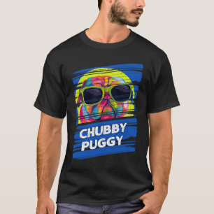 Dicke Puggy Pug Humor Holländische Bulldogge Tier T-Shirt