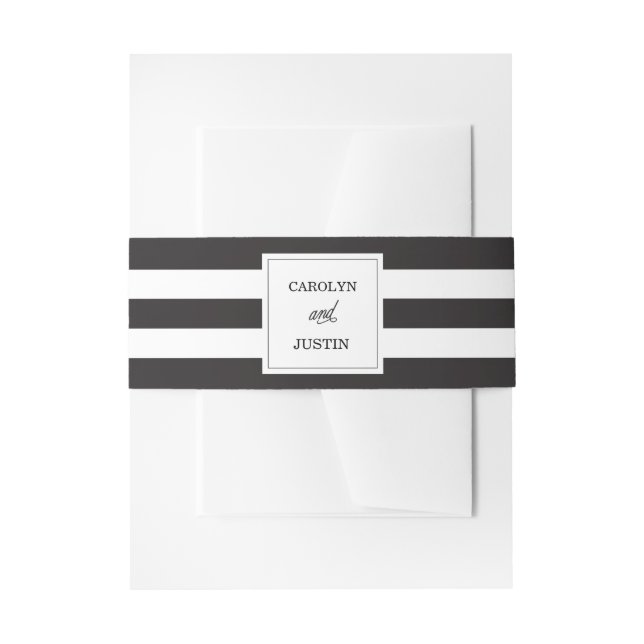 Dicke Stripe Wedding Bly Band (Vorderseite Beispiel)