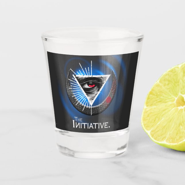 Dicke und Fun-Shot-Glas für Party Vibes Schnapsglas (Vorderseite)