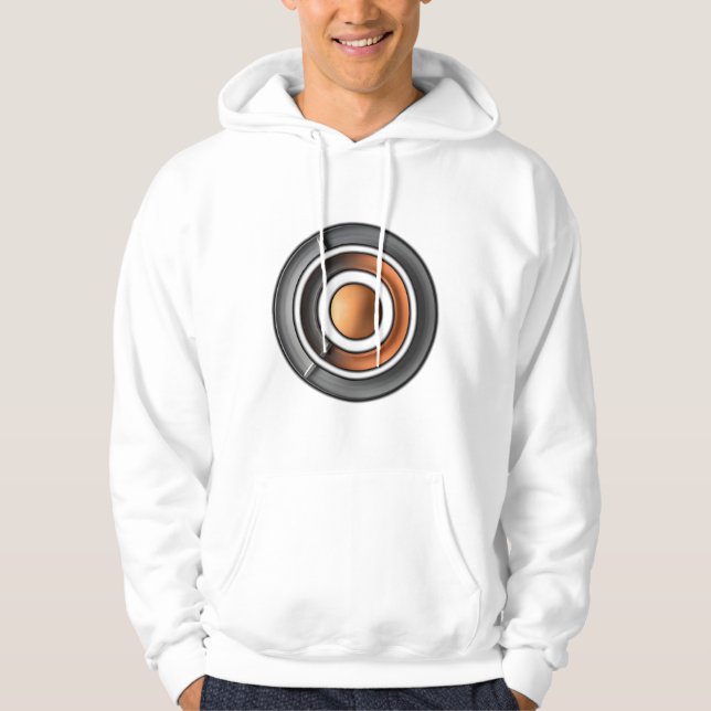 Dicke und moderne Abstrakte Kunst Hoodie (Vorderseite)