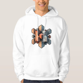 Dicke und moderne Abstrakte Kunst Hoodie