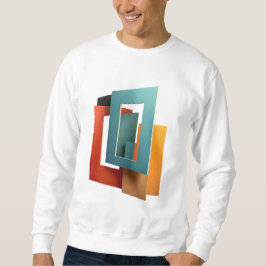 Dicke und moderne Abstrakte Kunst Sweatshirt