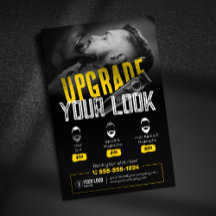 Dicke und moderne Barber Shop Hair Stylist Mustach