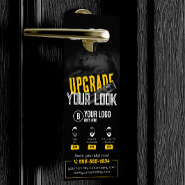 Dicke und moderne Barber Shop Hair Stylist Mustach Türanhänger