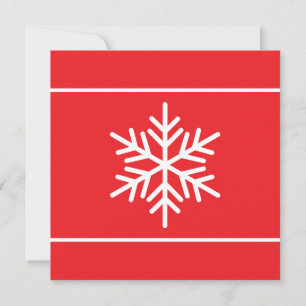 Dicke Weihnachten Rotes Weißes Nordic Snowflake St