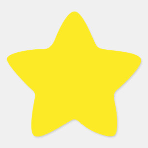 Dicke Yellow Background Star Sticker