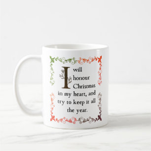 Dickens A Christmas Carol Gemütlich Vintag Viktori Kaffeetasse