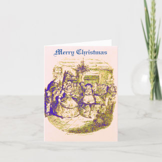 Dickens Christmas Card Feiertagskarte