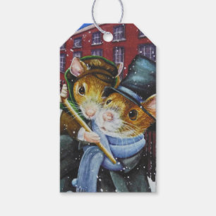 Dickens Christmas Carol Mice Geschenkanhänger