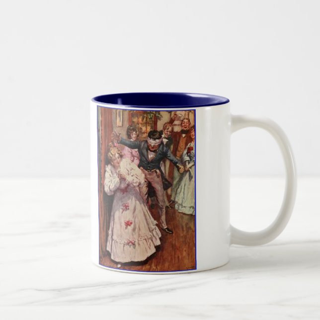 Dickens ein Weihnachtscarol-Party-Spiele Zweifarbige Tasse (Rechts)